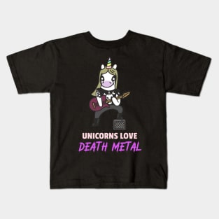 Death Metal - Unicorn Series Kids T-Shirt